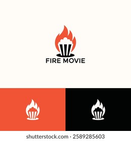 Movie theatre logo design template