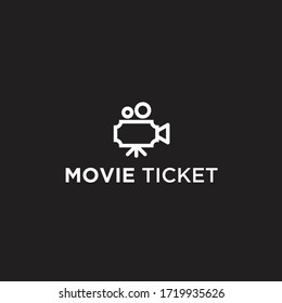 Logotipo de boleto de película / vectores de boleto