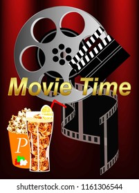 Movie time banner
