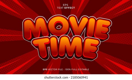 fuente de efecto de texto editable en tiempo de película
