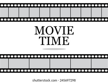 Movie Time Icon. Vector