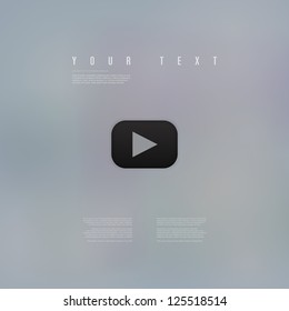 Movie trailer style design vector with your text