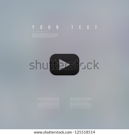 Movie trailer style design vector with your text