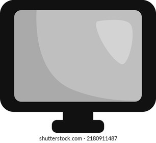 Movie TV, illustration, vector on a white background.