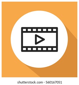 Movie vector icon