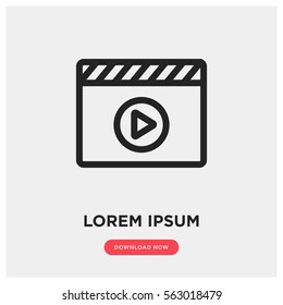 Movie vector icon
