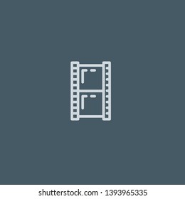 Movie vector icon. Movie concept stroke symbol design. Thin graphic elements vector illustration, outline pattern for your web site design, logo, UI. EPS 10.