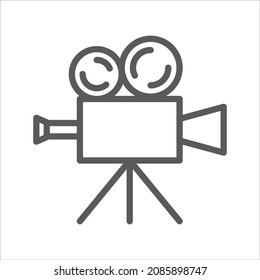 Movie Video Electronic Device Simple Icon