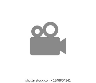 movie video icon vector