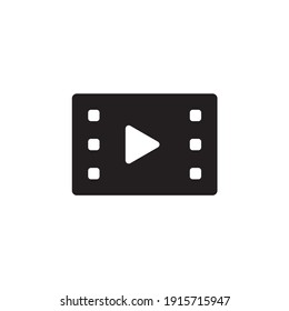 Movie, video play icon symbol illustration