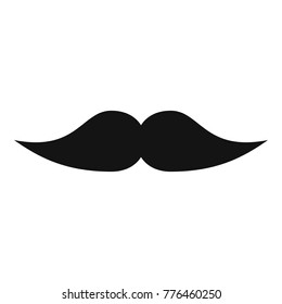 Movie whiskers icon. Simple illustration of movie whiskers vector icon for web