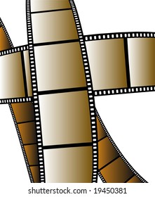 movie/photo film - illustration on white background (vector illustration)