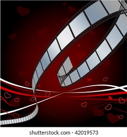 películas tras fondo oscuro