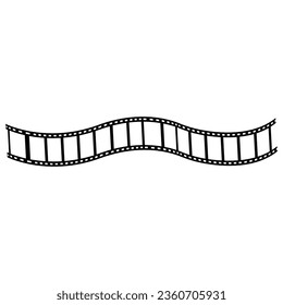 movies film background with flim roll. 3d flim roll