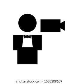 movies icon isolated sign symbol vector illustration - high quality black style vector icons
