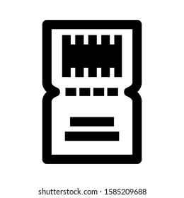 movies icon isolated sign symbol vector illustration - high quality black style vector icons
