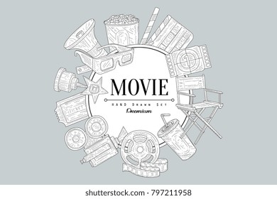 Movies Vintage Sketch