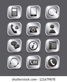 movil icons over gray background. vector illustration