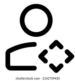 moving in all direction on company application portal