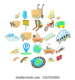 Moving to another country icons set. Isometric set of 25 moving to another country vector icons for web isolated on white background