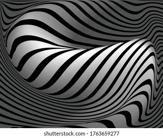 The moving black background image such as the turbulent water wave