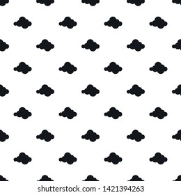 Moving cloud pattern seamless vector repeat geometric for any web design