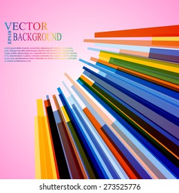 Moving colorful abstract background