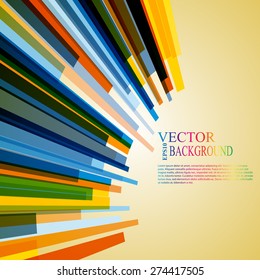 Moving colorful abstract background