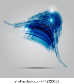 Moving colorful abstract background