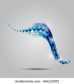 Moving colorful abstract background
