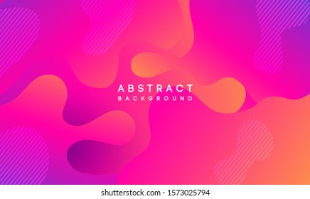 Moving colorful abstract background. Dynamic Effect. Vector Illustration. Design Template for poster and cover.