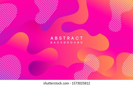 Moving colorful abstract background. Dynamic Effect. Vector Illustration. Design Template for poster and cover.