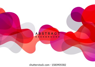 Moving colorful abstract background. Dynamic Effect. Vector Illustration. Design Template.