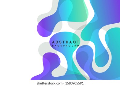 Moving colorful abstract background. Dynamic Effect. Vector Illustration. Design Template.