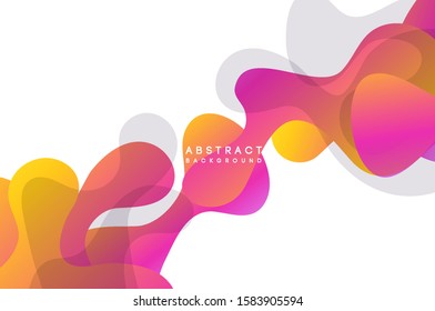 Moving colorful abstract background. Dynamic Effect. Vector Illustration. Design Template.