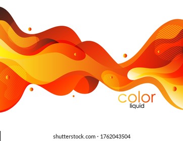 Moving colorful abstract background. Dynamic Effect. Vector Illustration. Design Template.