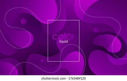 Moving colorful abstract background. Dynamic Effect. Vector Illustration. Design Template.