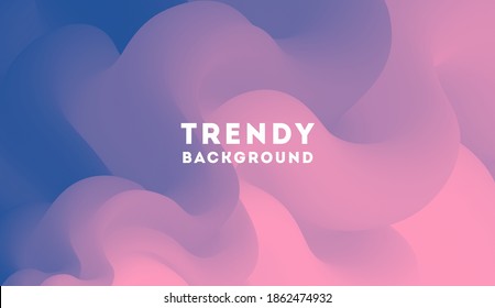 Un fondo abstracto colorido y cambiante. Efecto dinámico. Ilustración vectorial. Plantilla de diseño.
