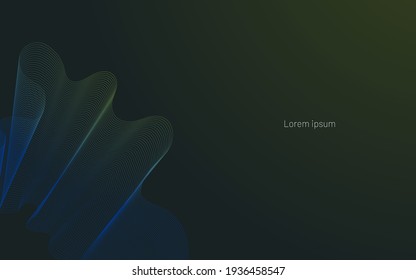 Moving colorful abstract background. Dynamic Effect. Vector Illustration. Design Template.
