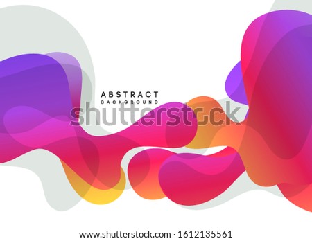 Moving colorful abstract background. Dynamic Effect. Vector Illustration. Design Template.