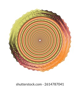 Moving colorful lines of abstract art background