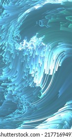 Moving colorful lines of abstract background