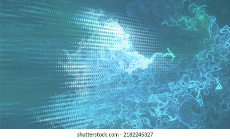 Moving colorful lines of abstract background