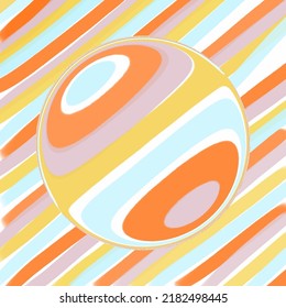 Moving colorful lines of abstract background