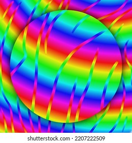 Moving colorful lines of abstract background
