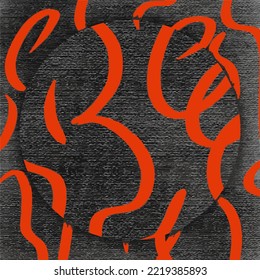 Moving colorful lines of abstract background
