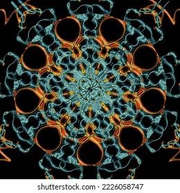 Moving colorful lines of abstract background
