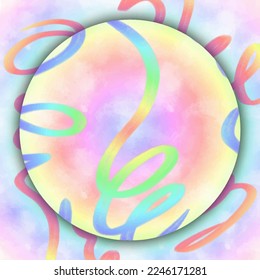 Moving colorful lines of abstract background
