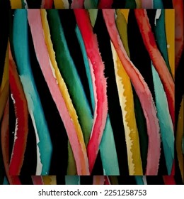 Moving colorful lines of abstract background
