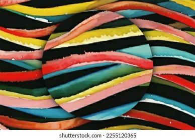 Moving colorful lines of abstract background

